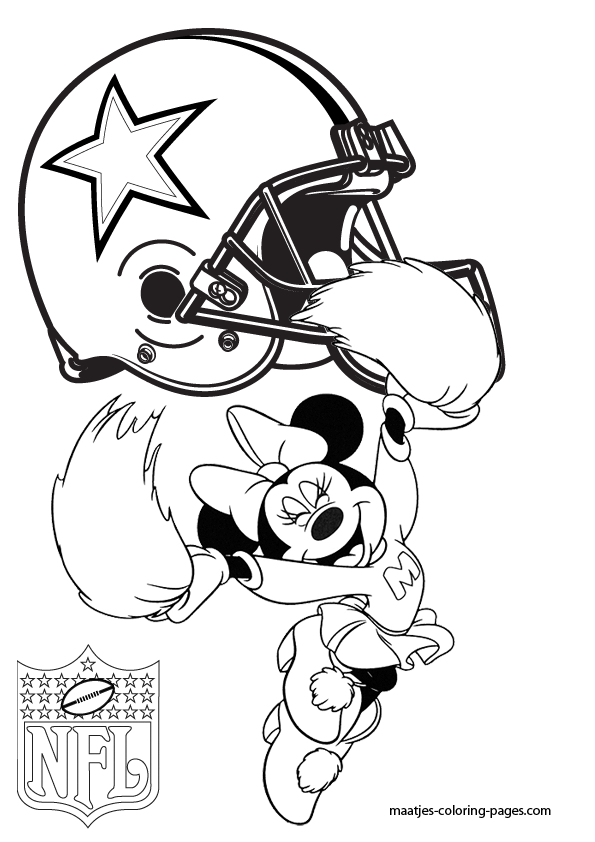 Dallas Cowboys NFL Coloring Pages