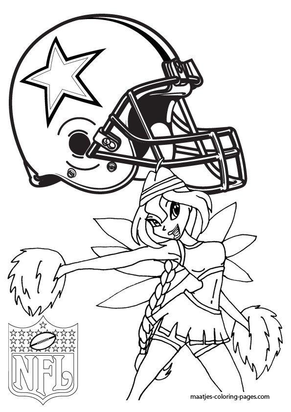 Dallas Cowboys NFL Coloring Pages