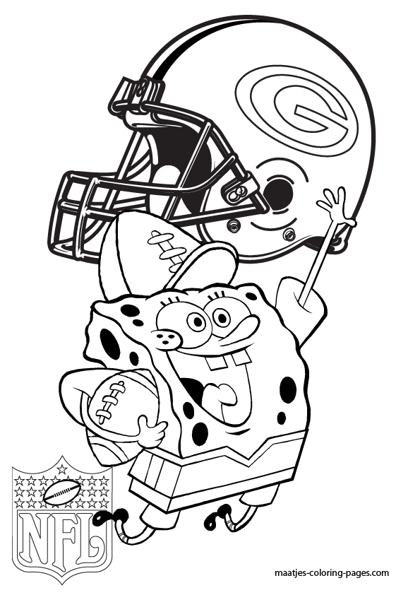 Green Bay Packers NFL Coloring Pages