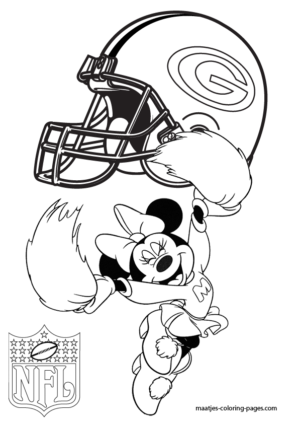 Green Bay Packers NFL Coloring Pages