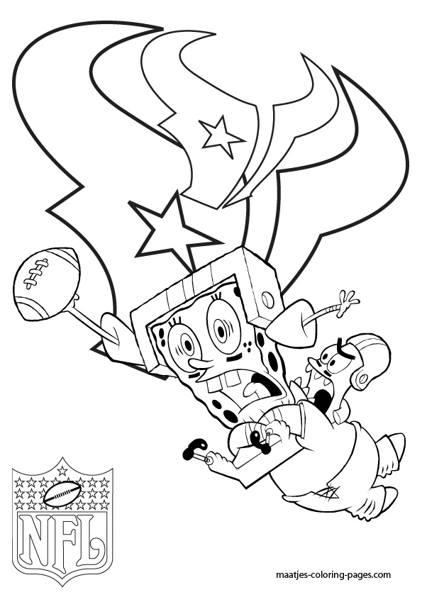 Houston Texans NFL Coloring Pages