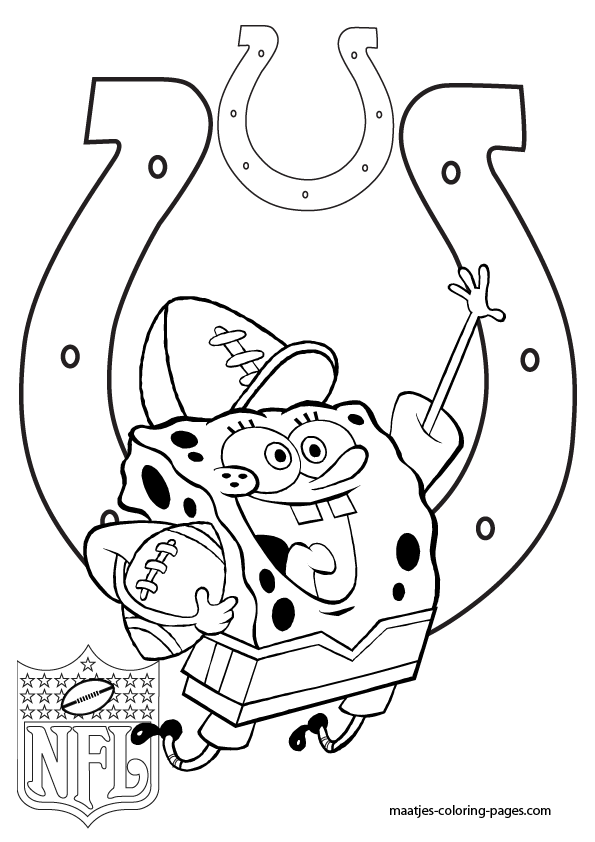 Indianapolis Colts NFL Coloring Pages