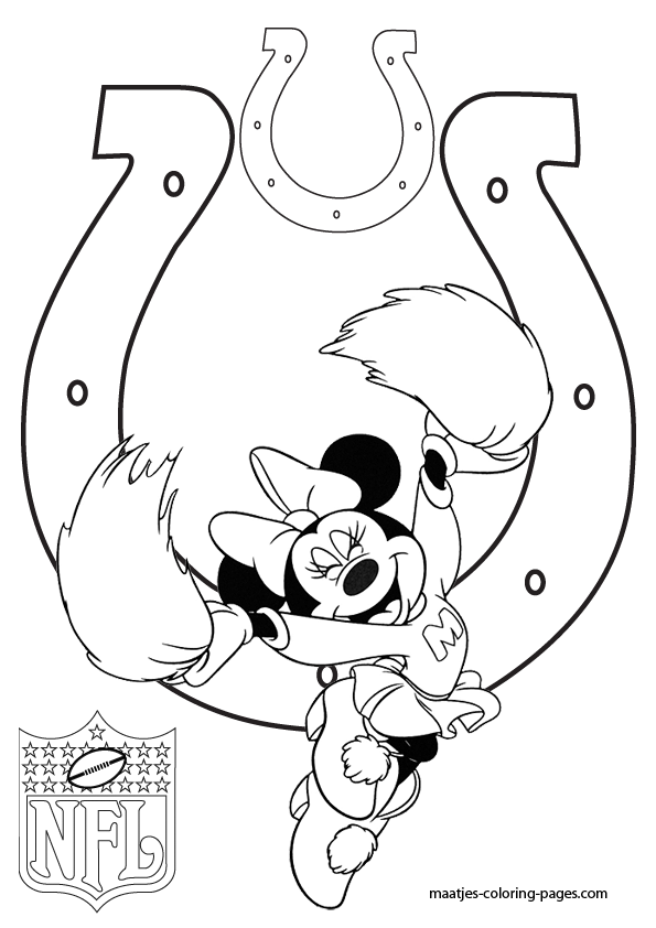 Indianapolis Colts NFL Coloring Pages