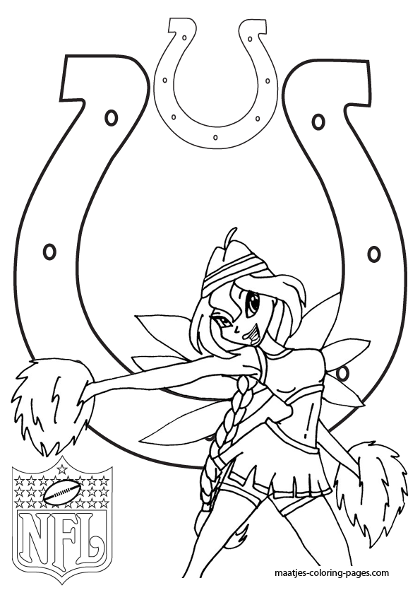 Indianapolis Colts NFL Coloring Pages