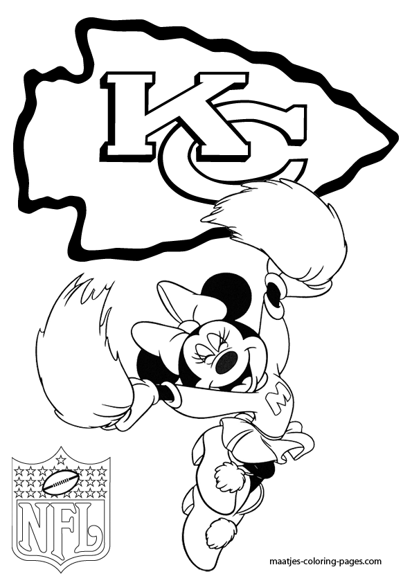 Kansas City Chiefs NFL Coloring Pages