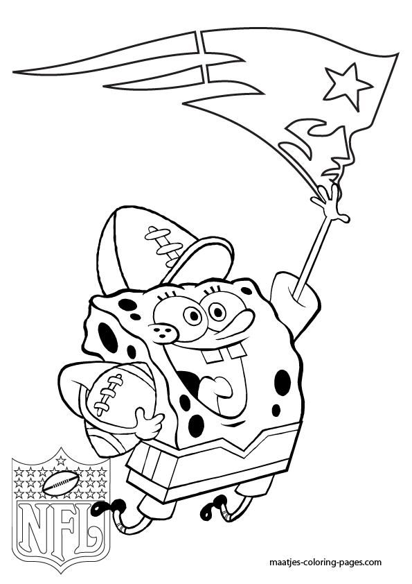 New England Patriots NFL Coloring Pages