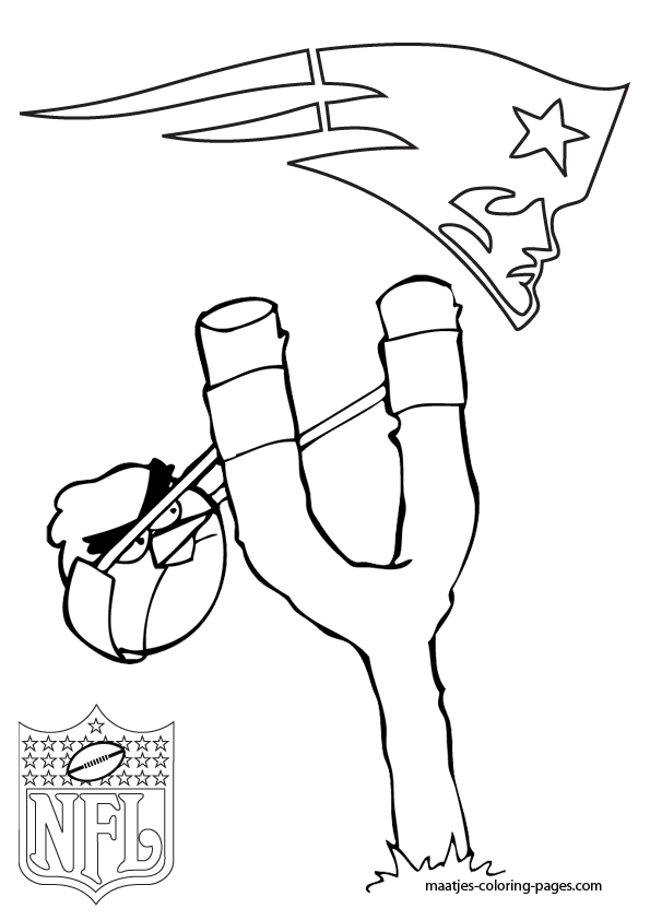 New England Patriots NFL Coloring Pages