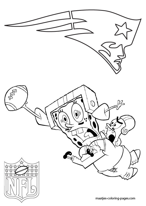 New England Patriots NFL Coloring Pages