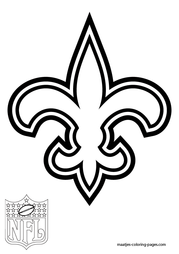 saints football team coloring pages - photo #3