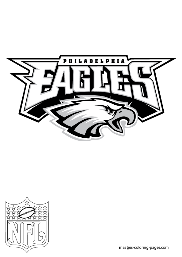 Philadelphia Eagles Nfl Football Coloring Pages - Philadelphia Eagles