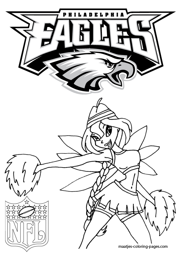 Philadelphia Eagles NFL Coloring Pages