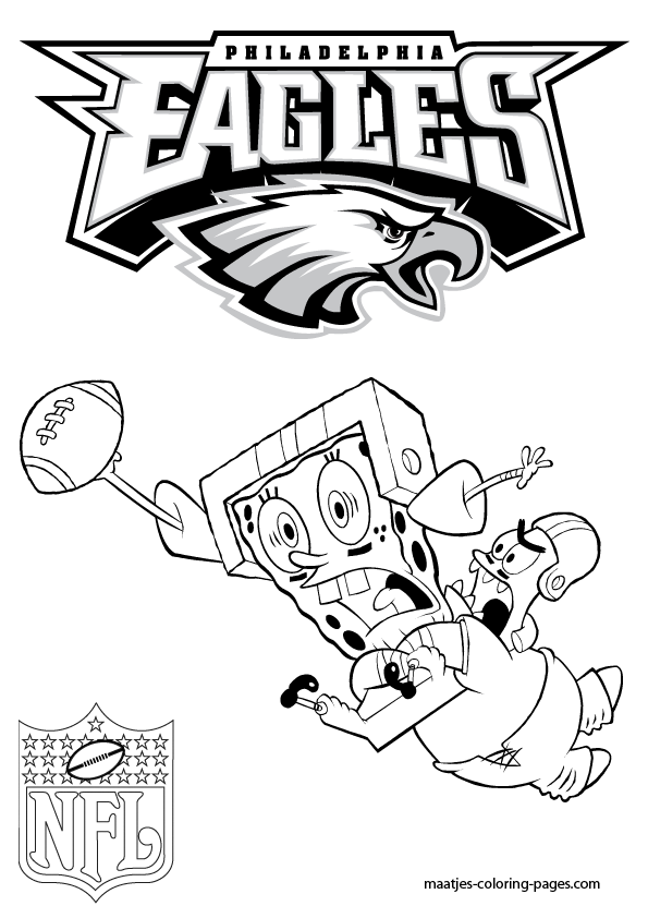 eagles football coloring pages - photo #5