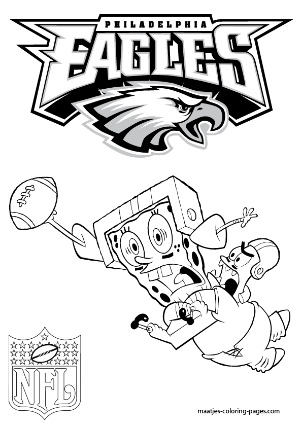 Philadelphia Eagles NFL Coloring Pages