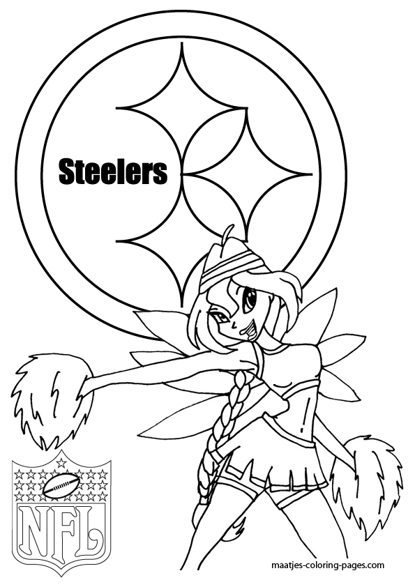 Pittsburgh Steelers NFL Coloring Pages