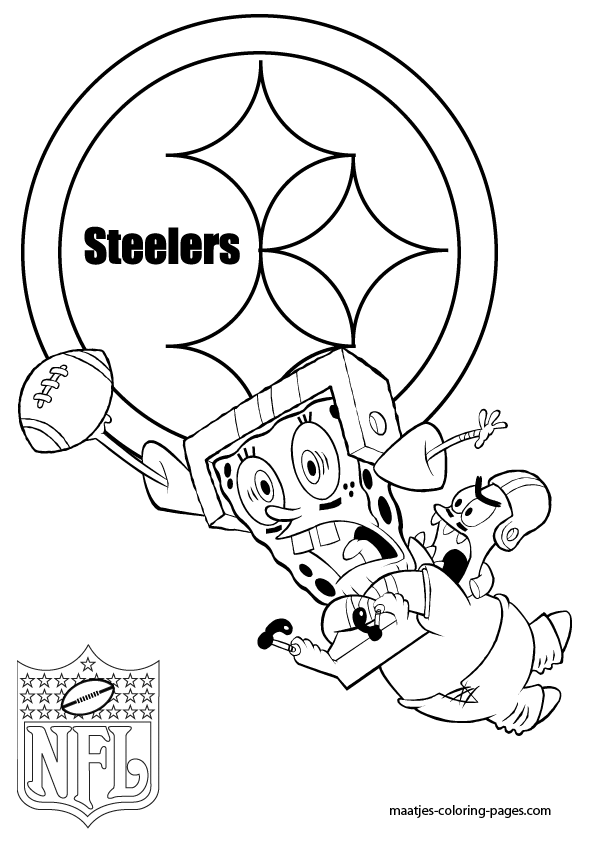 Pittsburgh Steelers NFL Coloring Pages