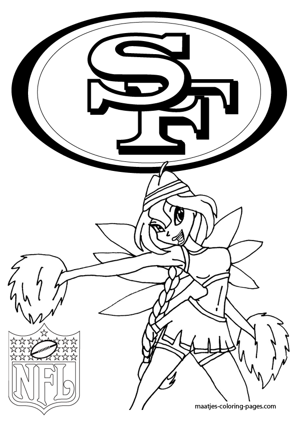 San Francisco 49ers NFL Coloring Pages