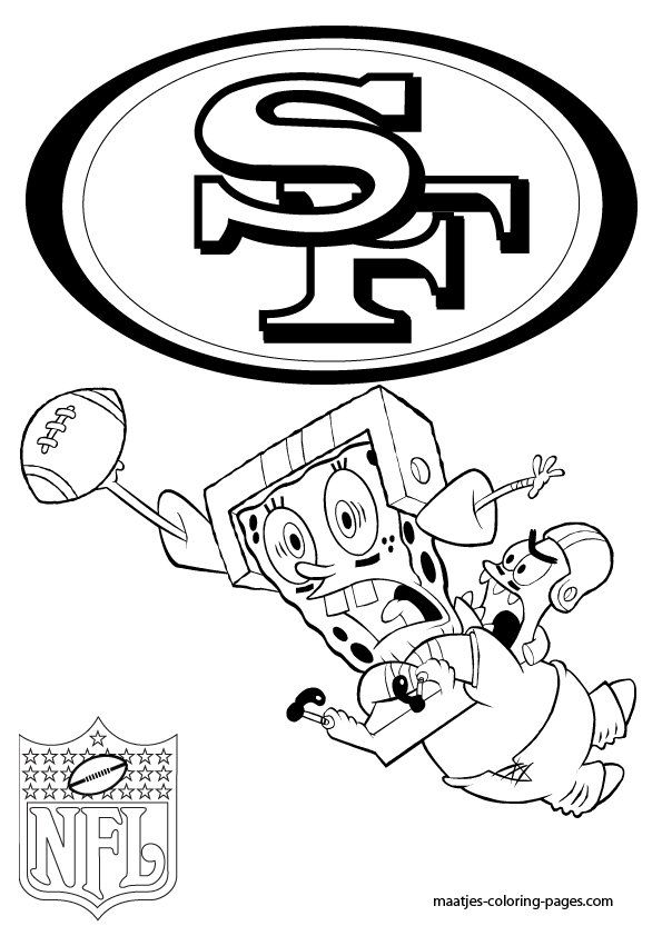 San Francisco 49ers NFL Coloring Pages