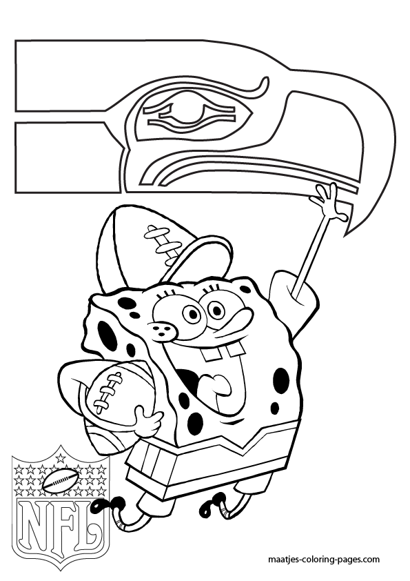 Seattle Seahawks NFL Coloring Pages