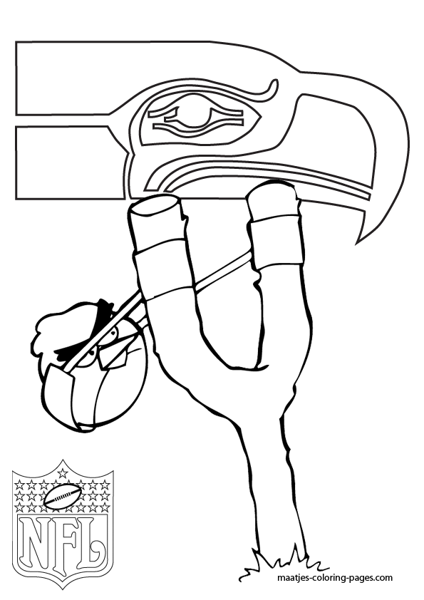 Seattle Seahawks NFL Coloring Pages