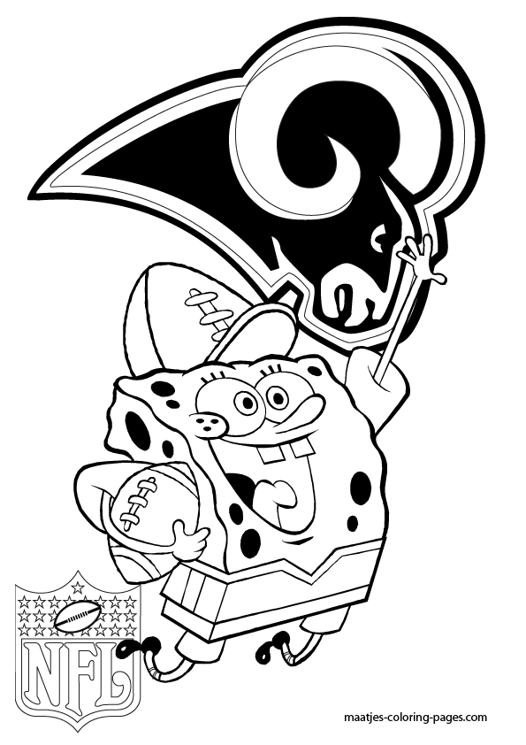 St. Louis Rams NFL Coloring Pages