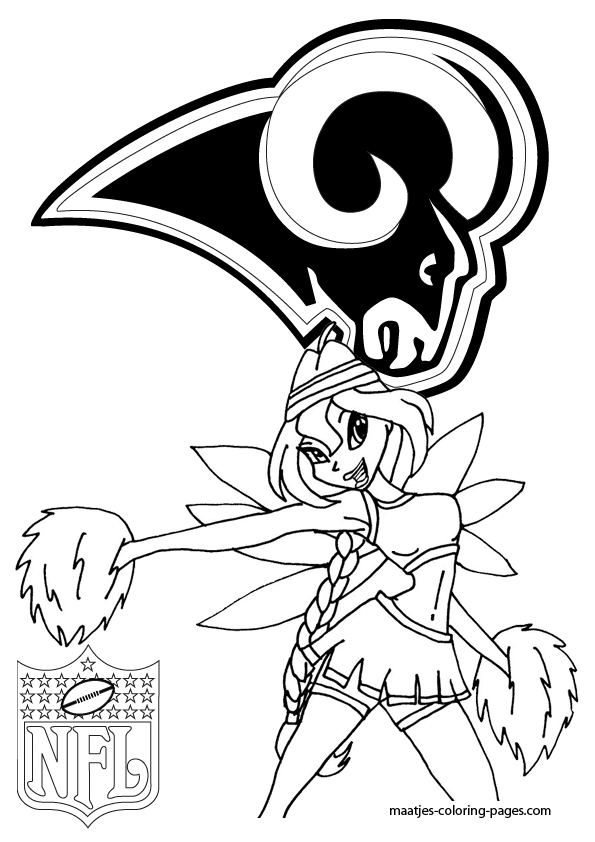 St. Louis Rams NFL Coloring Pages