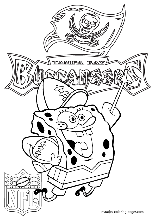 Tampa Bay Buccaneers NFL Coloring Pages