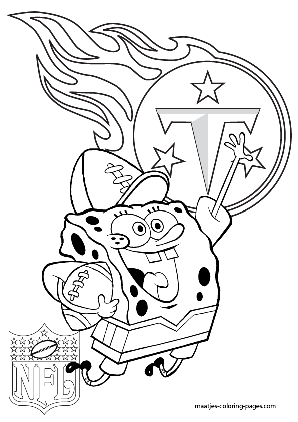 Tennessee Titans NFL Coloring Pages
