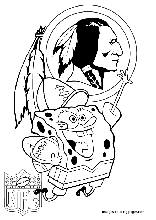 Washington Redskins NFL Coloring Pages