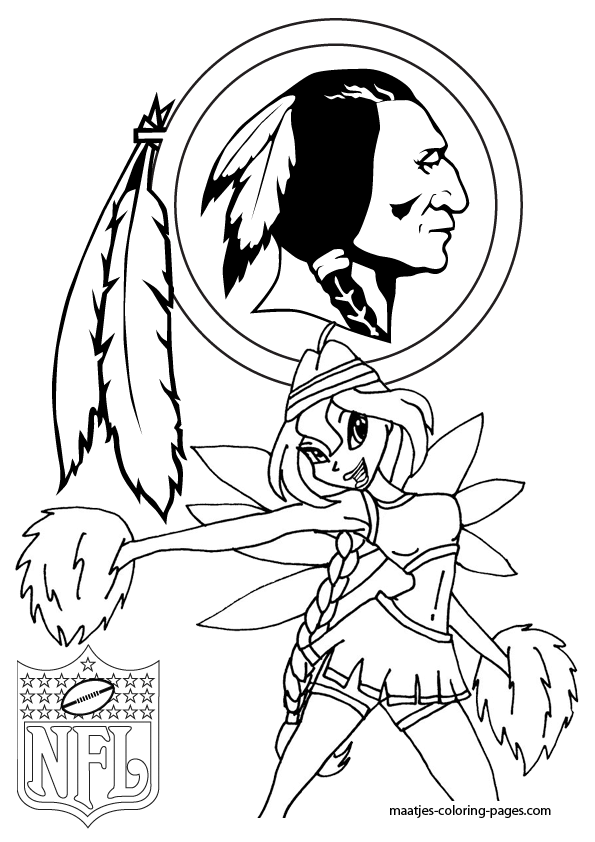 Washington Redskins NFL Coloring Pages