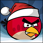 Angry Birds Christmas Coloring Pages