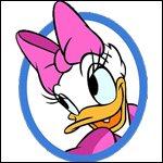 Daisy Duck coloring pages for girls