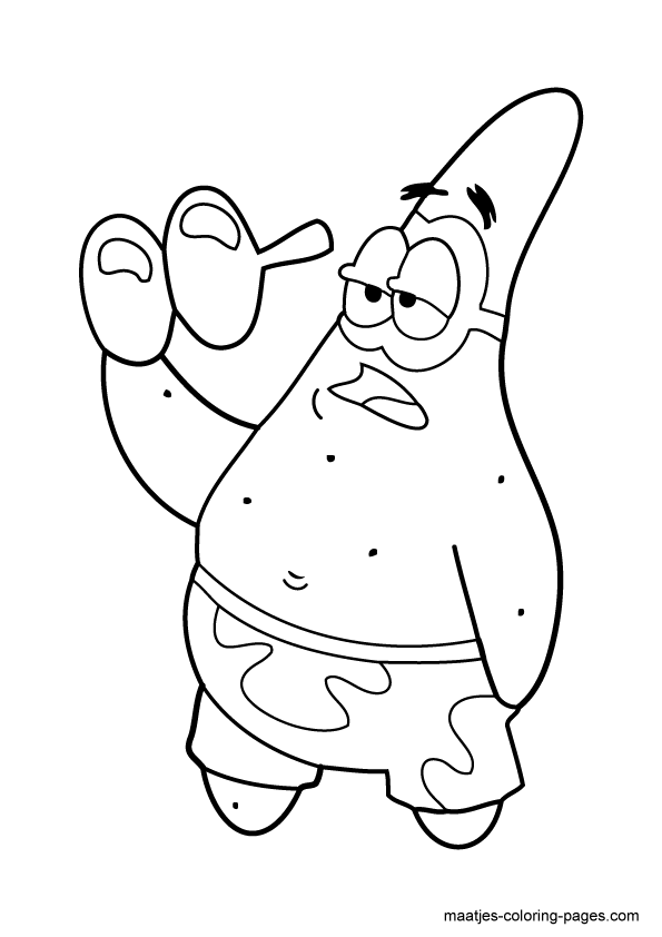 Patrick Star coloring pages