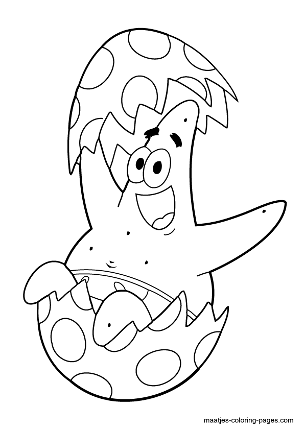 Patrick Star coloring pages