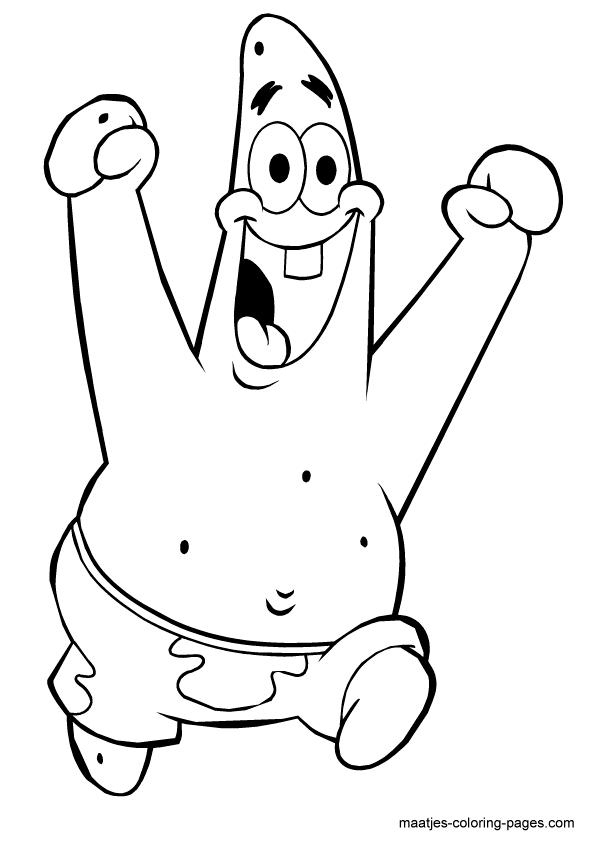 Patrick Star coloring pages