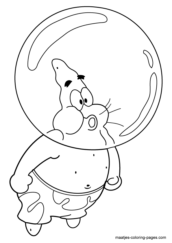 Patrick Star coloring pages