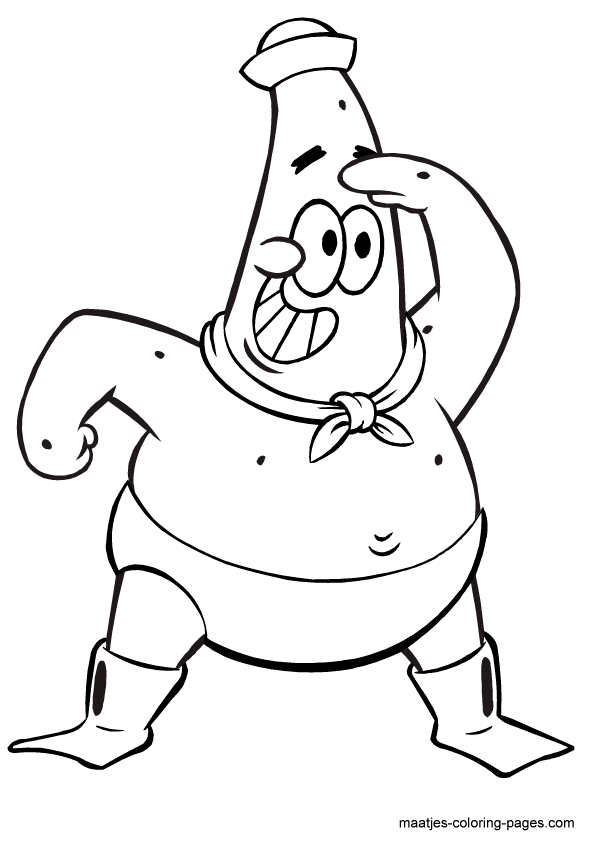 Patrick Star coloring pages