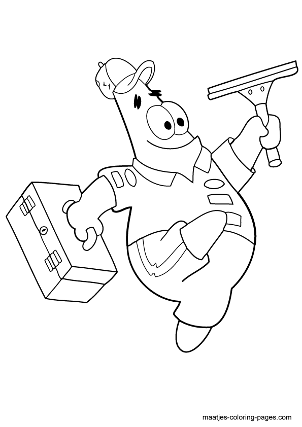 Patrick Star coloring pages