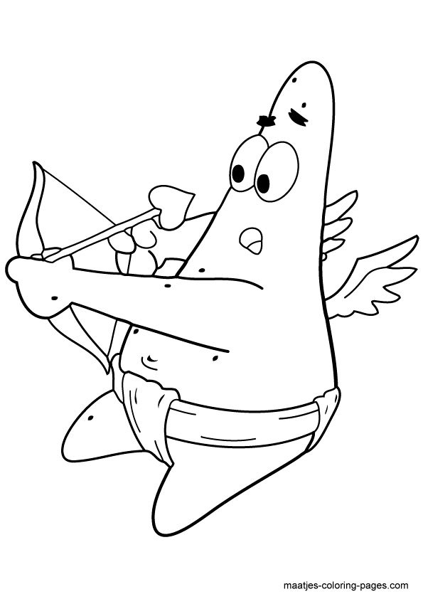 Patrick Star coloring pages