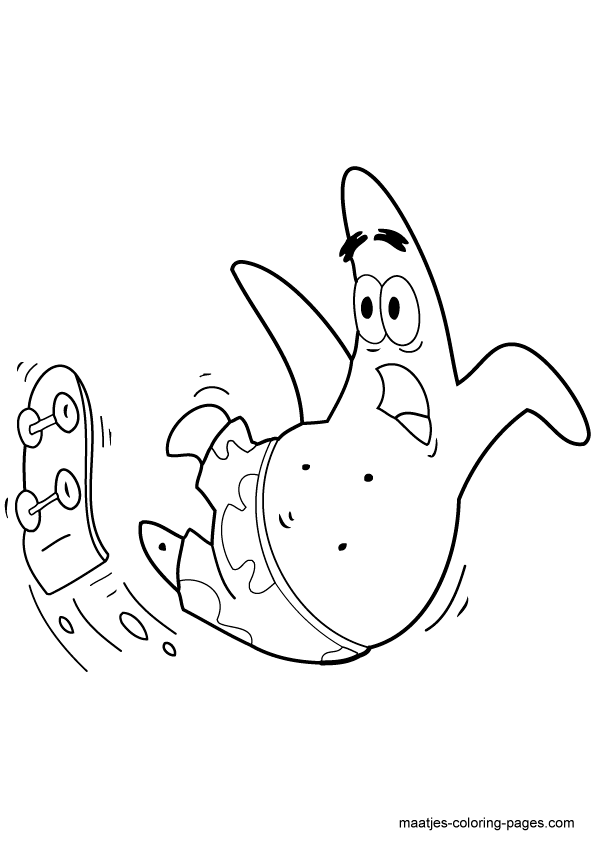 Patrick Star coloring pages