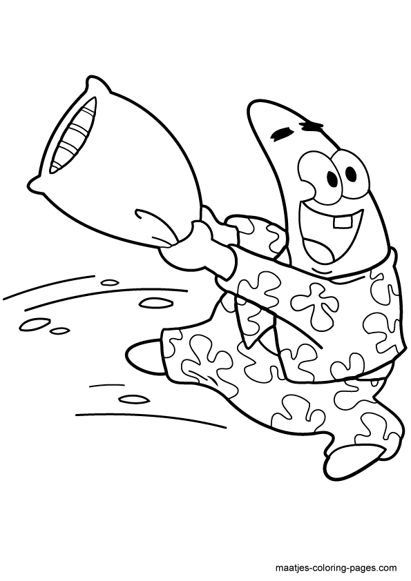 Patrick Star coloring pages