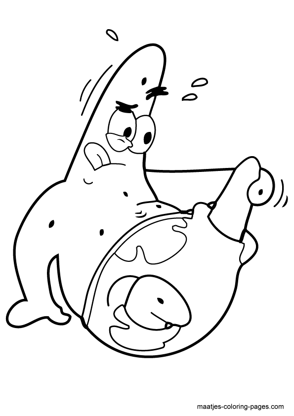 Patrick Star coloring pages