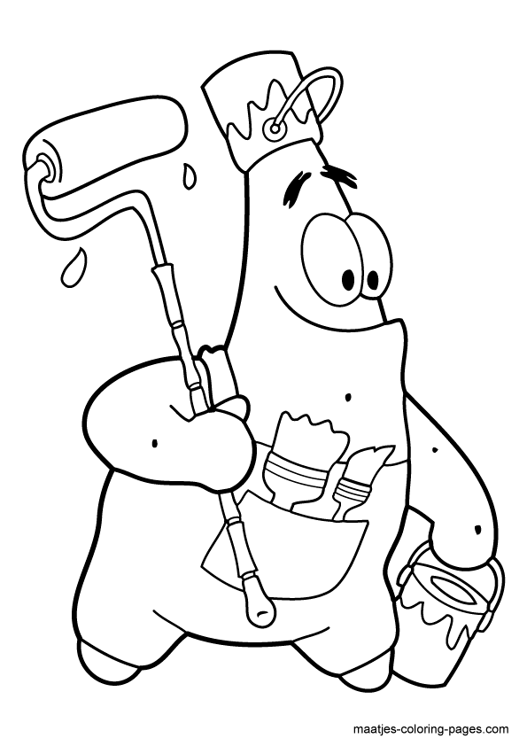 Patrick Star coloring pages