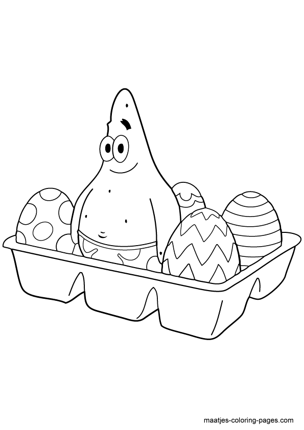 Patrick Star coloring pages