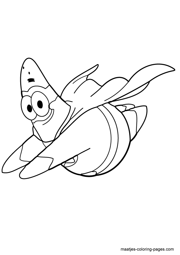 Patrick Star coloring pages