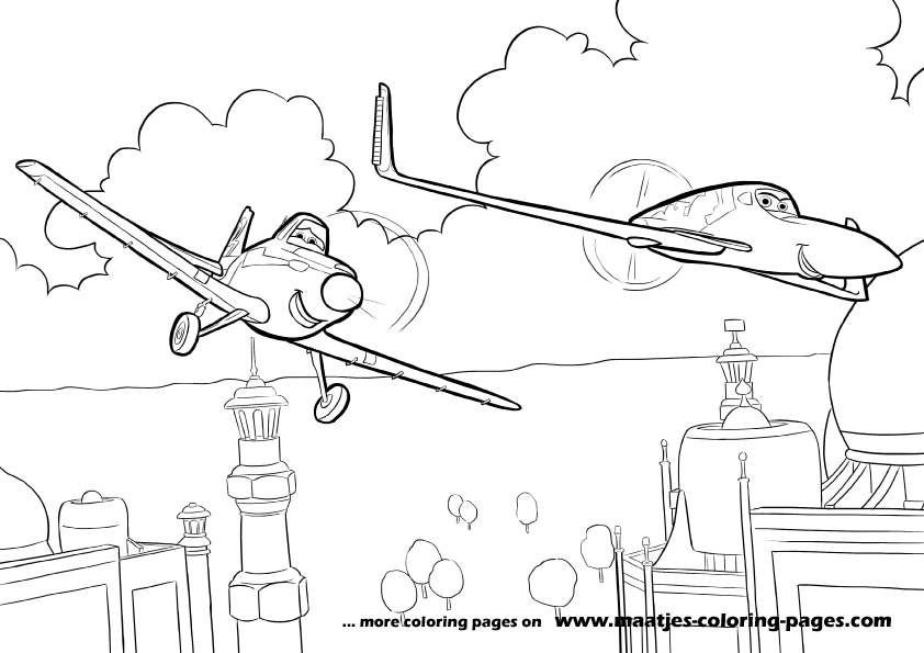 Planes Coloring Pages