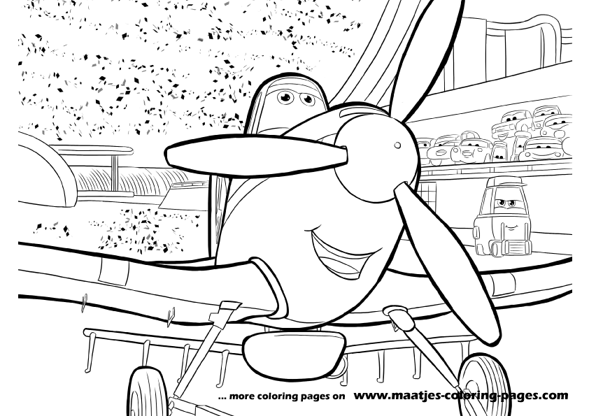 Planes Coloring Pages