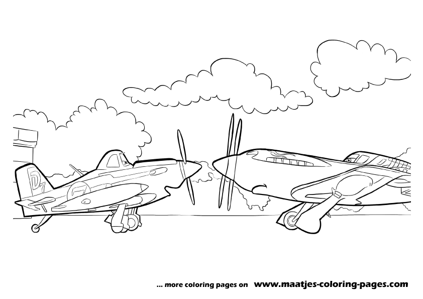 Planes Coloring Pages