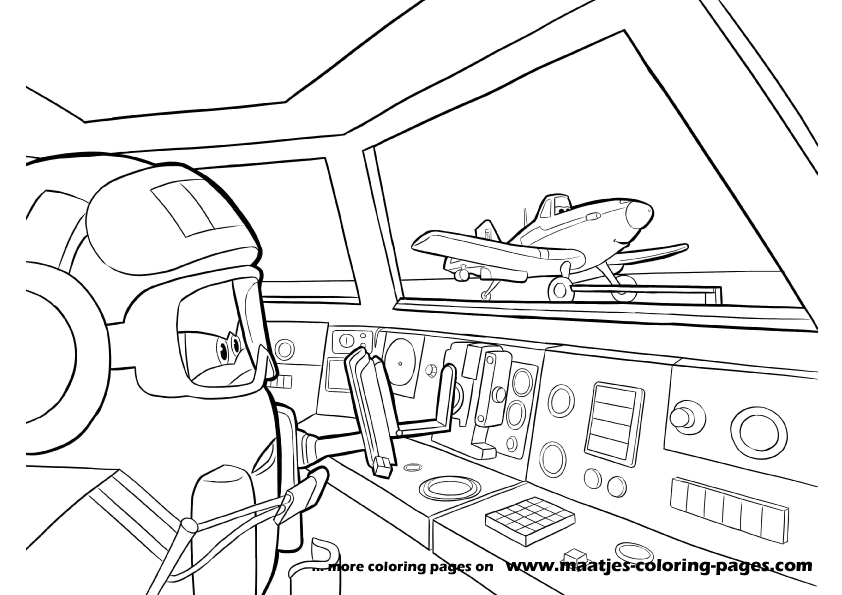 Planes Coloring Pages