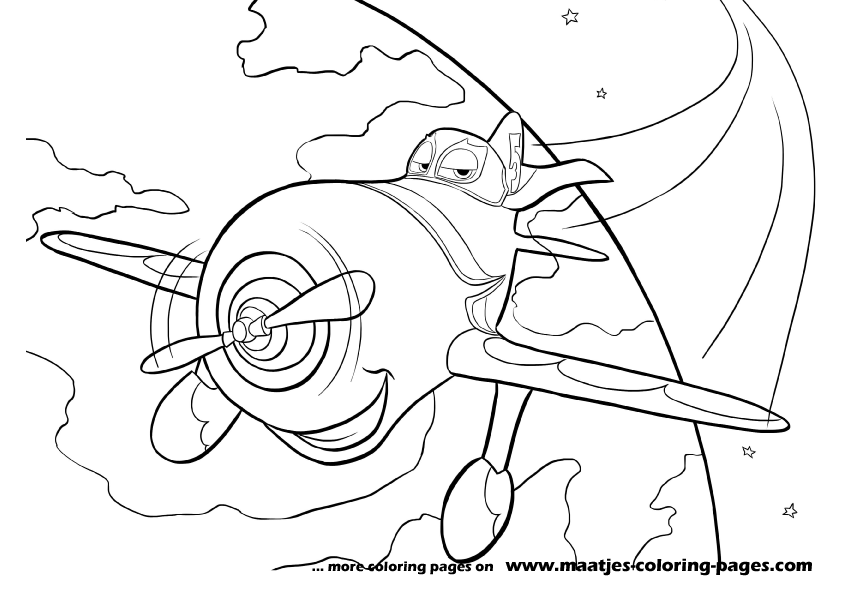 Planes Coloring Pages