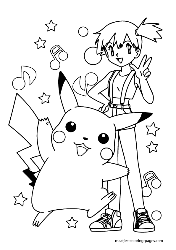 Misty and Pikachu